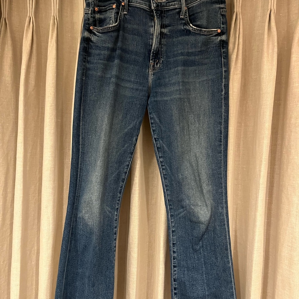 MOTHER Dark Blue Flare Jeans